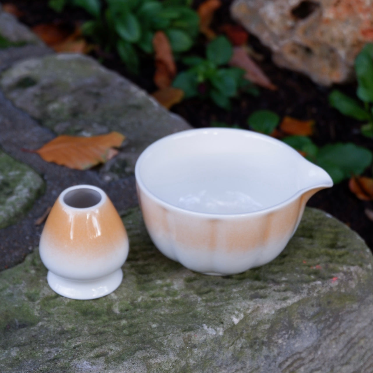 MATCHA BOWL + WHISK STAND SET